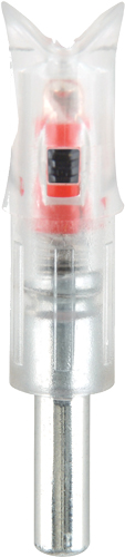 Transparent electronic fuse with metal pin connector