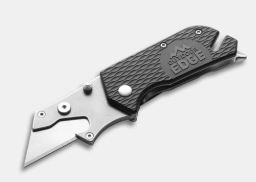 Folding utility knife with retractable blade