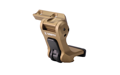 Tan metal firearm trigger accessory component