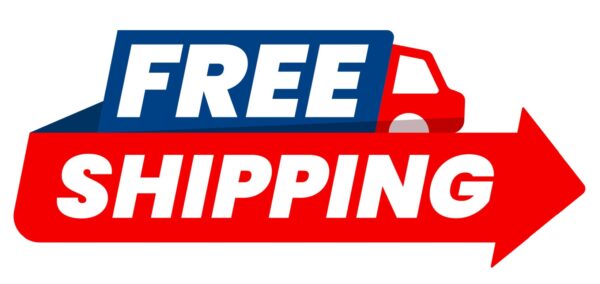 Free shipping promotion with delivery truck