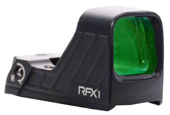 RFX1 reflex sight with green lens