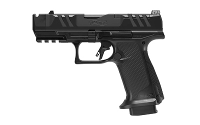 Black semi-automatic handgun