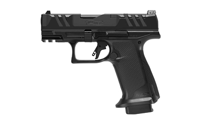 Black semi-automatic handgun