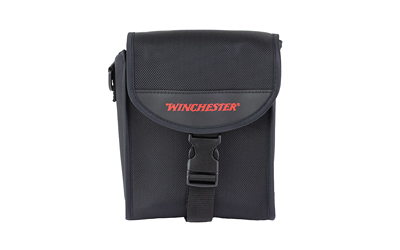 Black Winchester pouch with flap and buckle