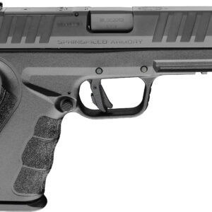 Black semi-automatic handgun
