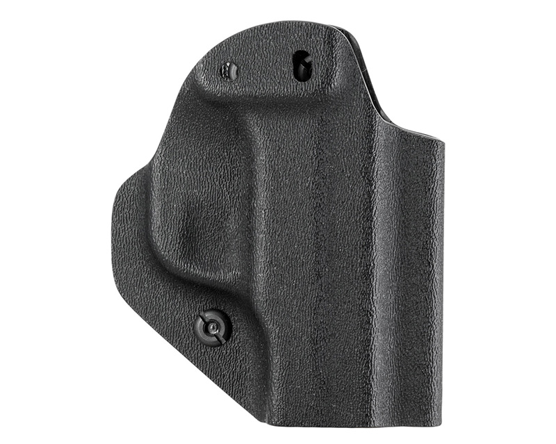 Black Kydex concealed carry handgun holster