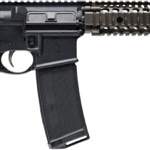 AR-style pistol with brace and extended magazine