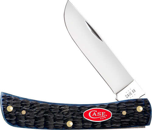 Case folding pocket knife with textured handle