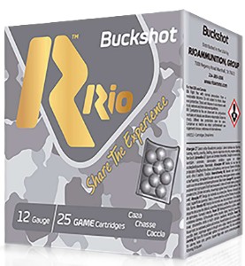 Rio Buckshot 12 gauge ammunition box