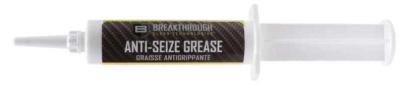 Syringe of Breakthrough anti-seize grease