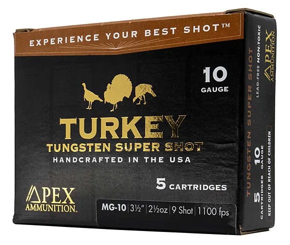 Box of Apex Turkey Tungsten Super Shot shells