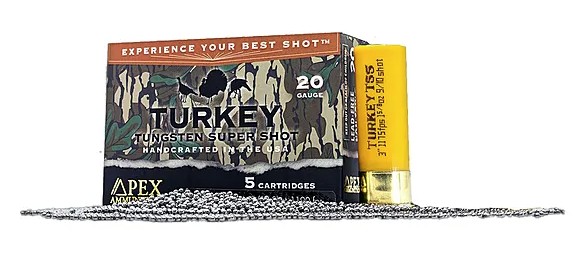 Turkey tungsten super shot 20 gauge ammunition box