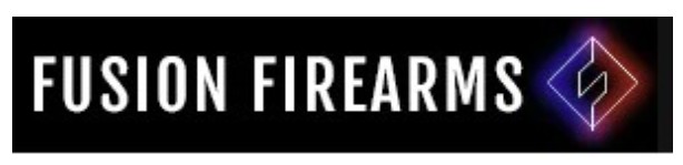 Fusion Firearms logo with neon lightning bolt