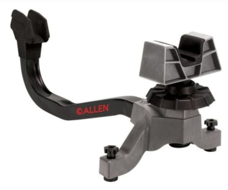 Adjustable shooting rest with cradle and base