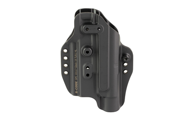 Black Kydex inside-the-waistband handgun holster