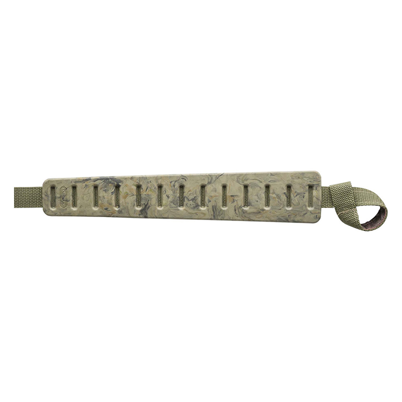 Camouflage rectangular training pad with straps