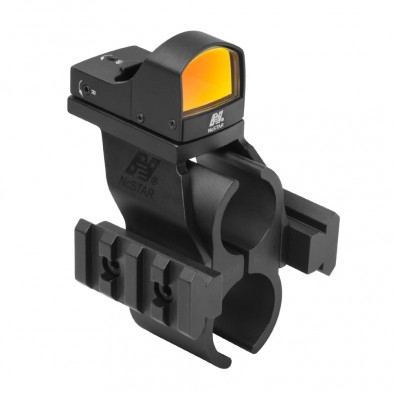 Red dot sight with rail mount