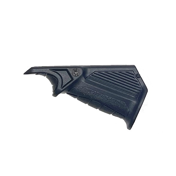 Black angled foregrip firearm accessory