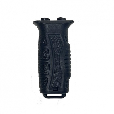 Black textured tactical vertical foregrip handle