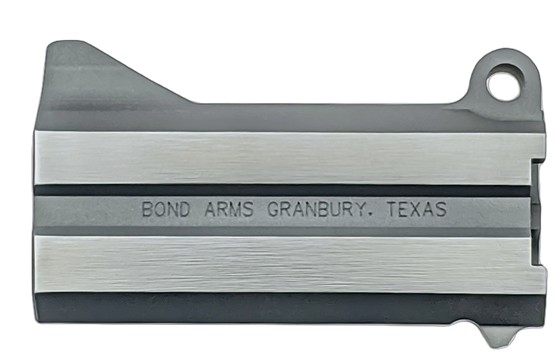 Bond Arms handgun slide engraved Granbury, Texas