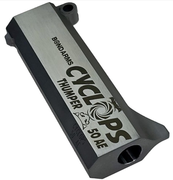 Bowers Cyclops Thumper .50 AE suppressor