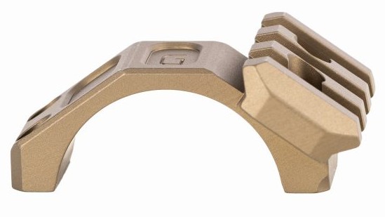 Machined metal bracket with stepped ridges