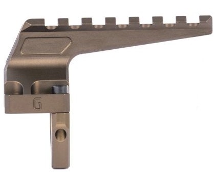Metal rifle scope mount with Picatinny rail