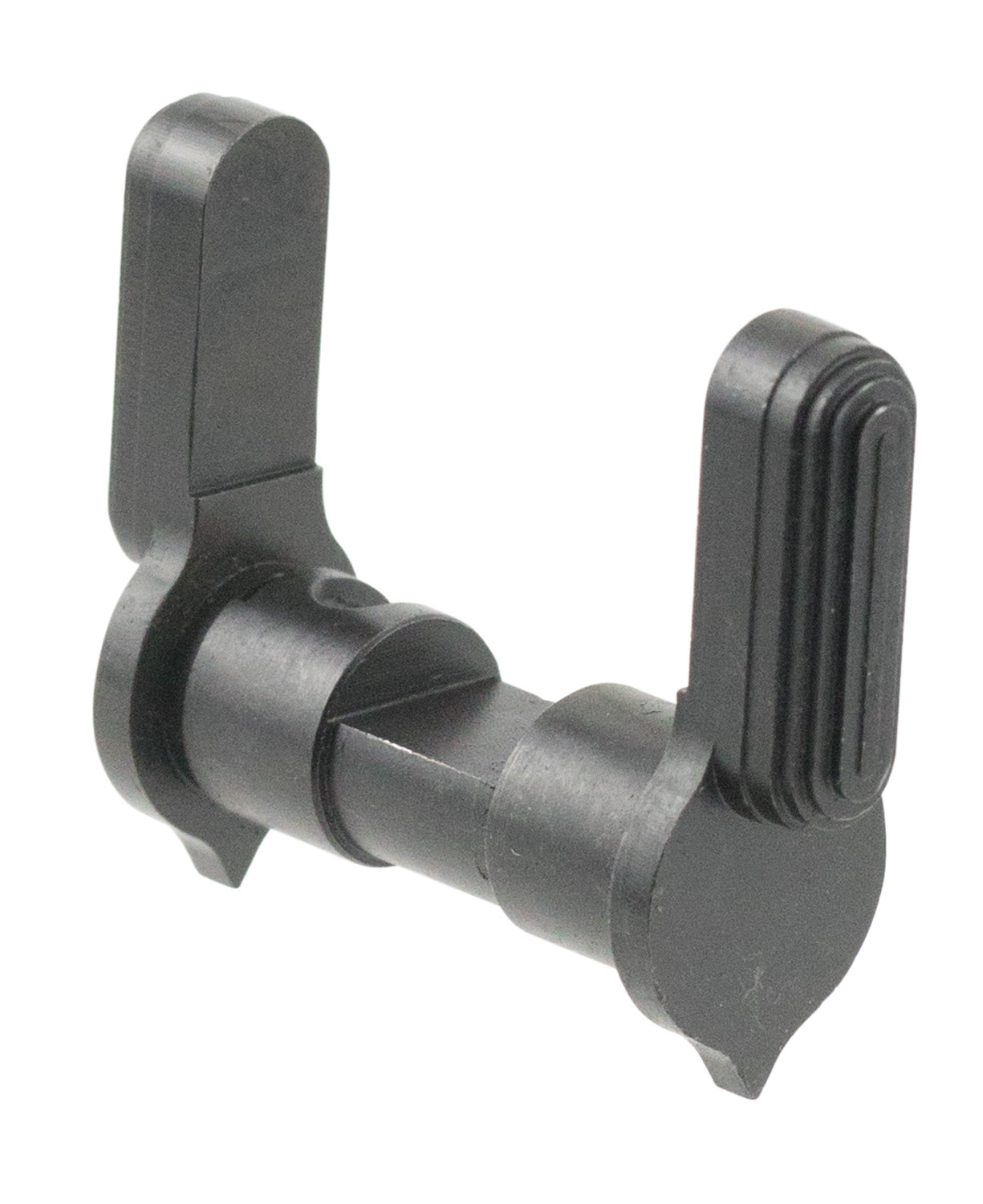 Black ambidextrous rifle safety selector switch