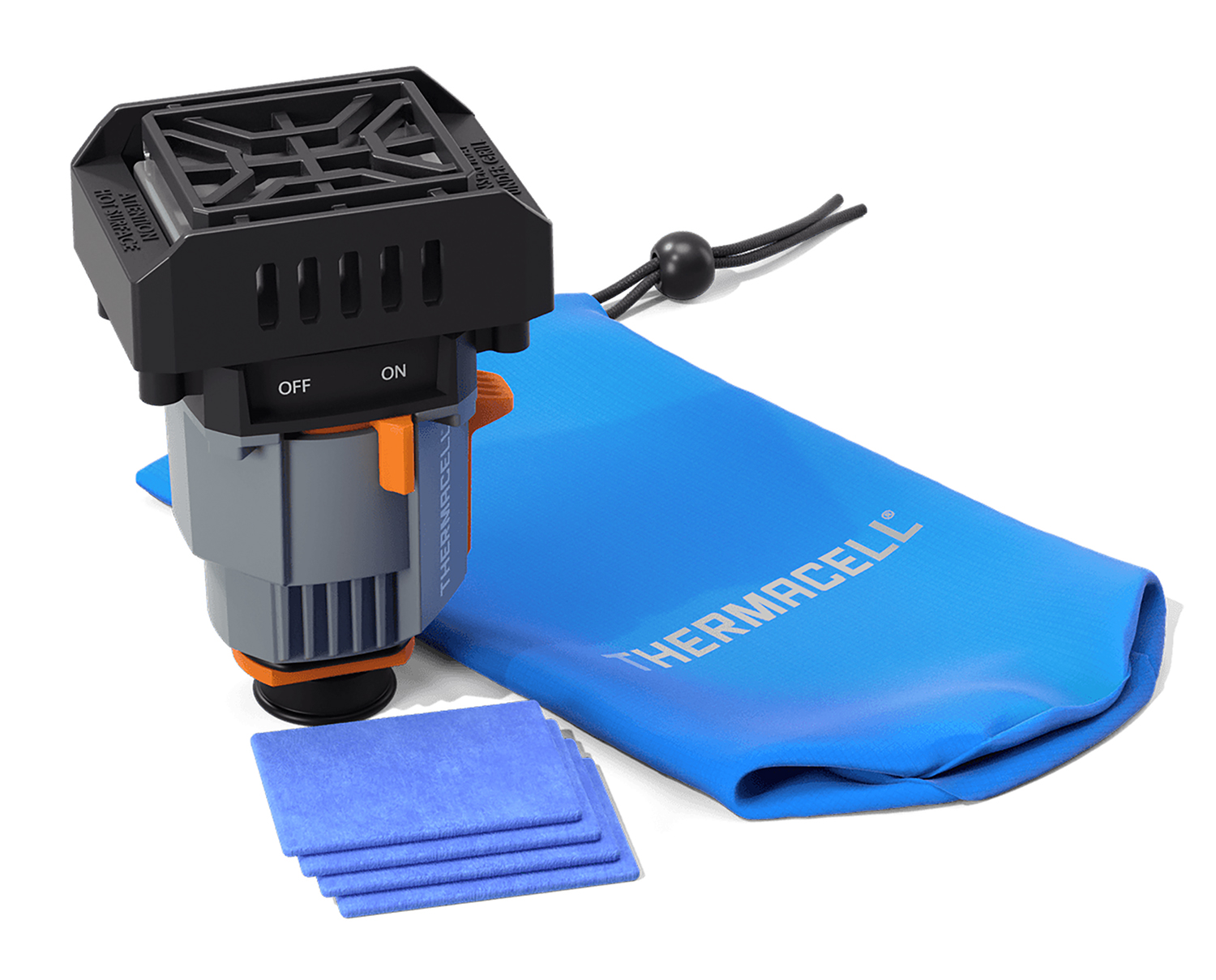 Thermacell portable mosquito repeller with carrying pouch