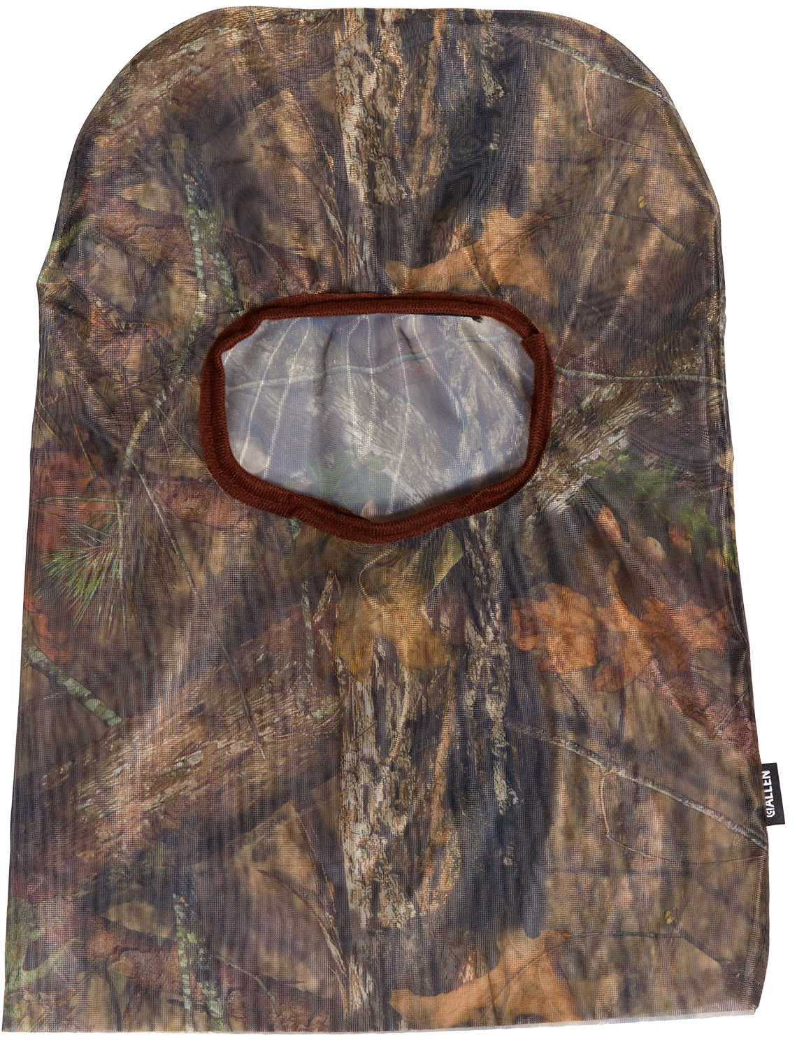 Camouflage balaclava with mesh face opening
