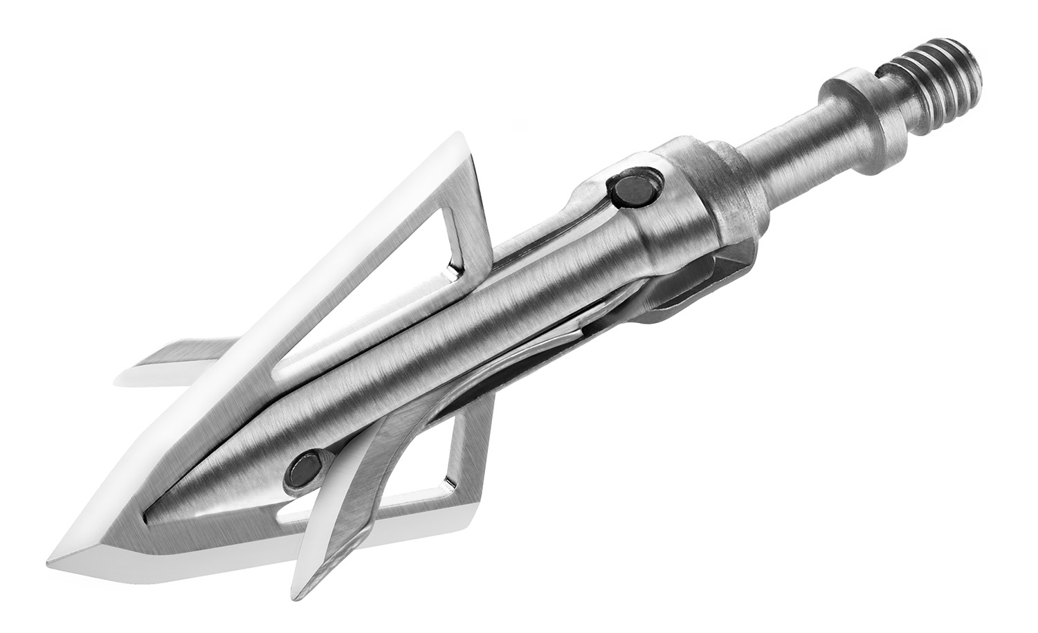 Stainless steel expandable broadhead arrow tip