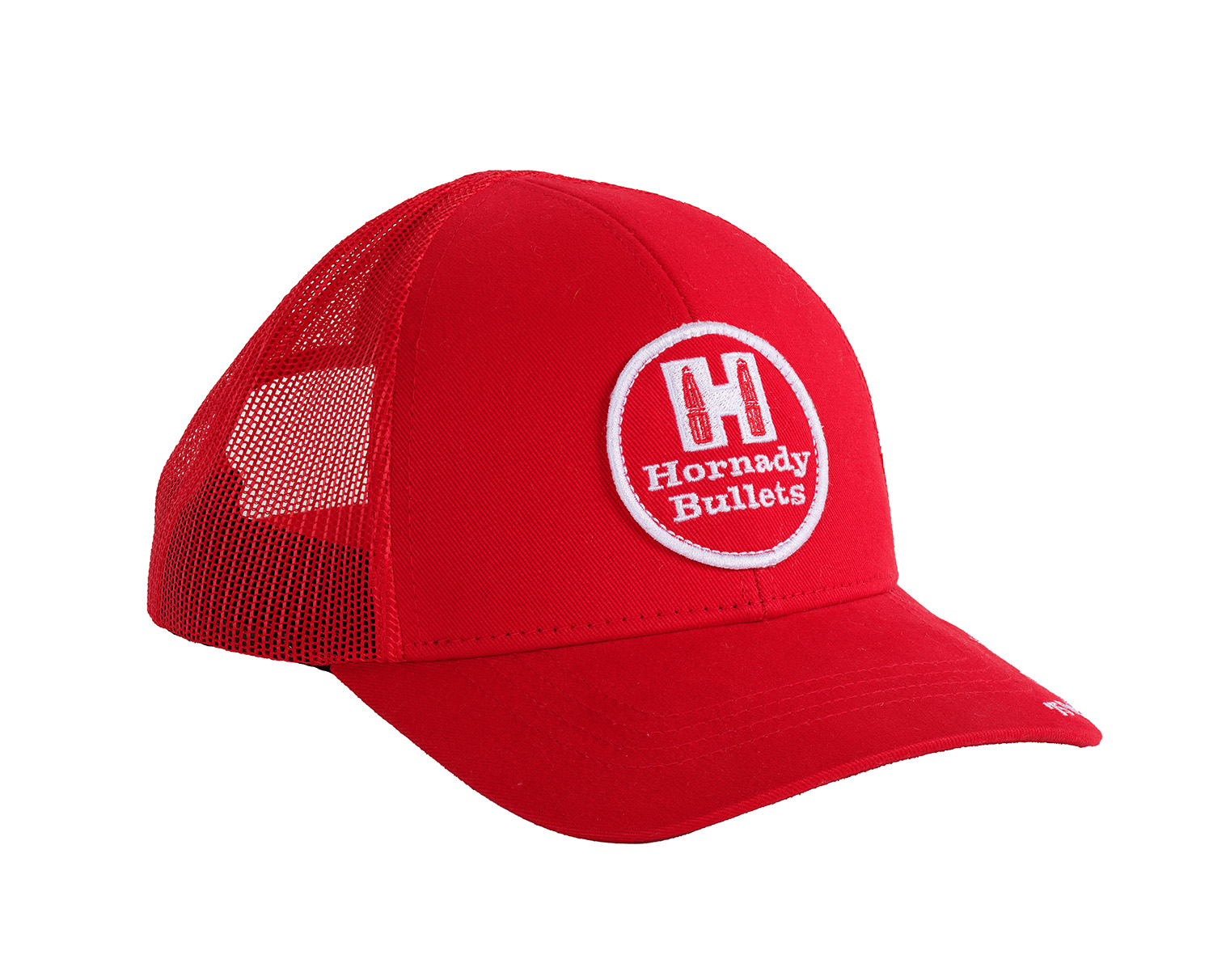 Red Hornady Bullets mesh trucker cap