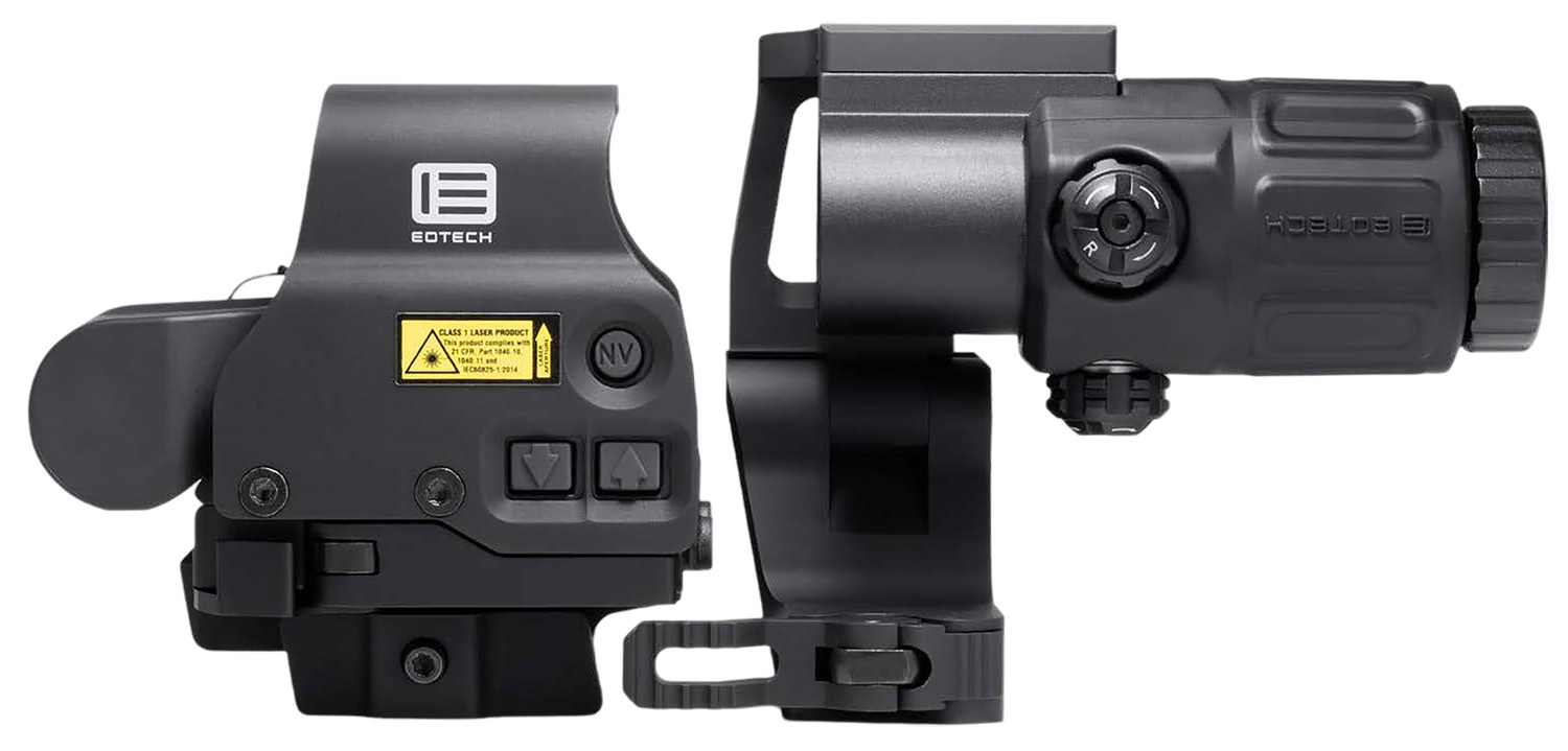 EOTech holographic sight with flip-to-side magnifier