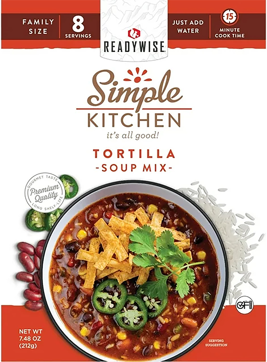 ReadyWise Simple Kitchen Tortilla Soup Mix package