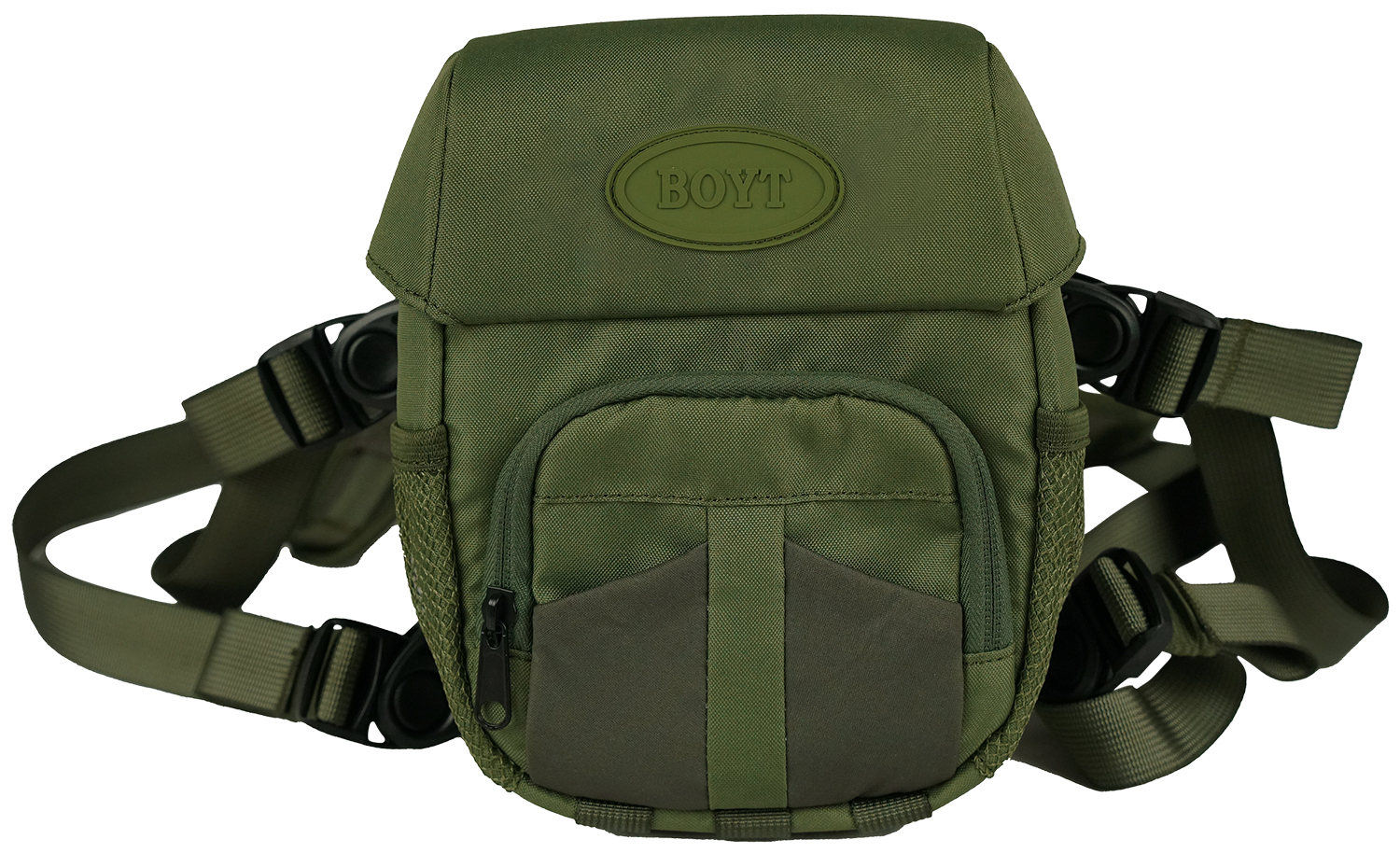 Green tactical waist pack with adjustable straps