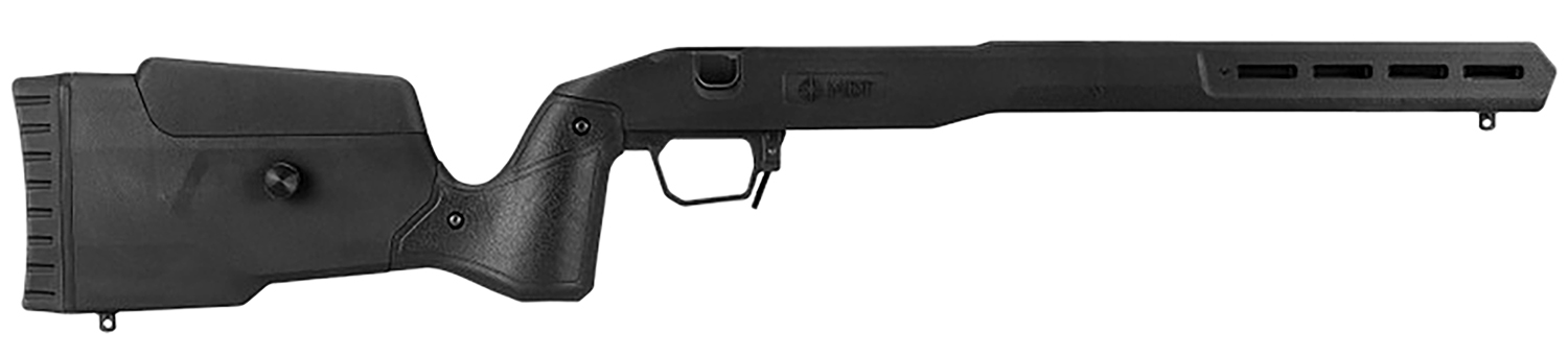 Black tactical rifle-style firearm on white background