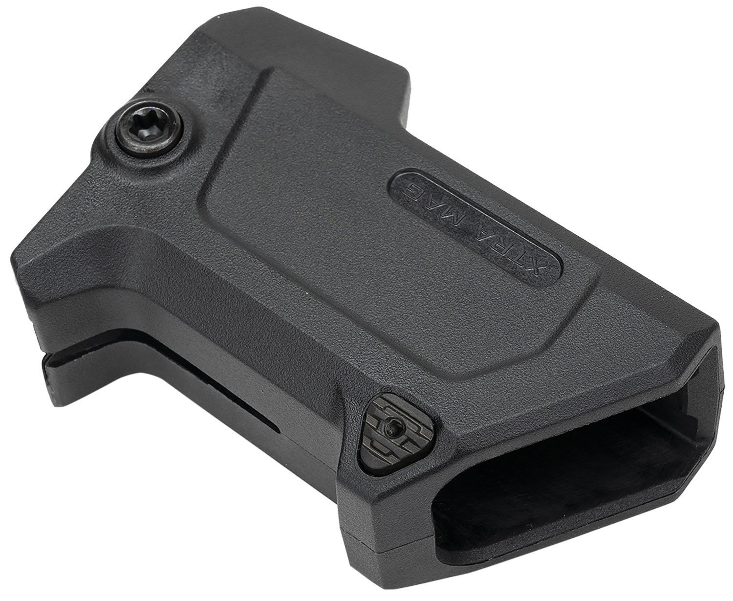 Black polymer belt clip holster attachment