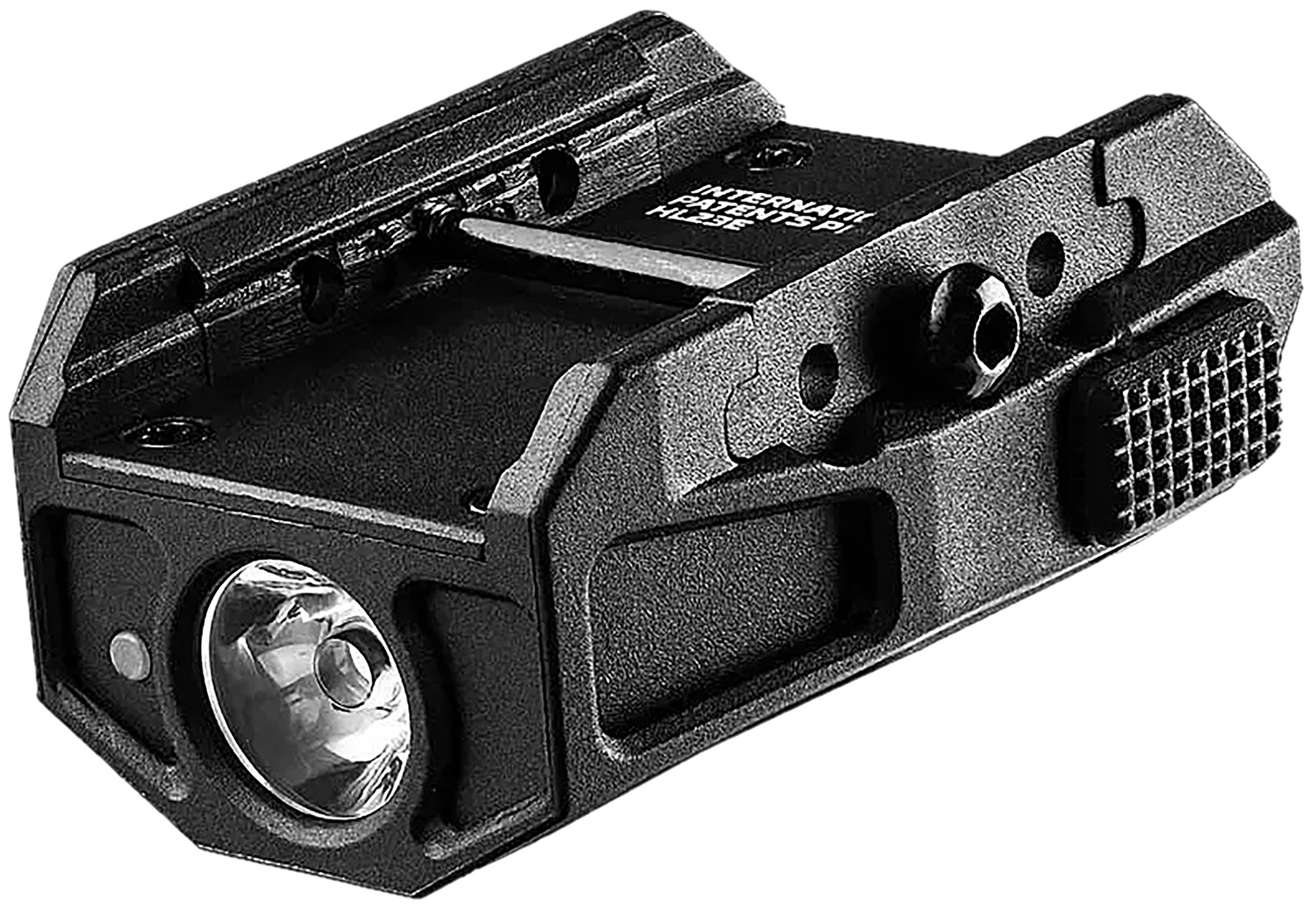 Compact rail-mounted tactical handgun light