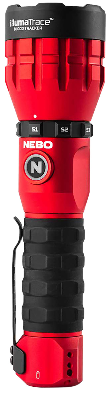 Red NEBO IllumaTrace Blood Tracker flashlight