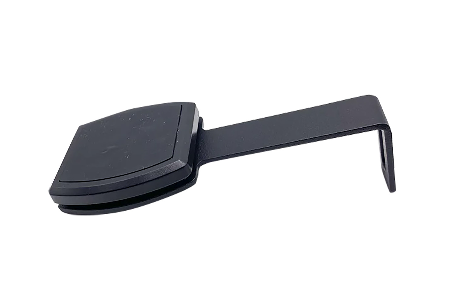 Black plastic car visor clip accessory