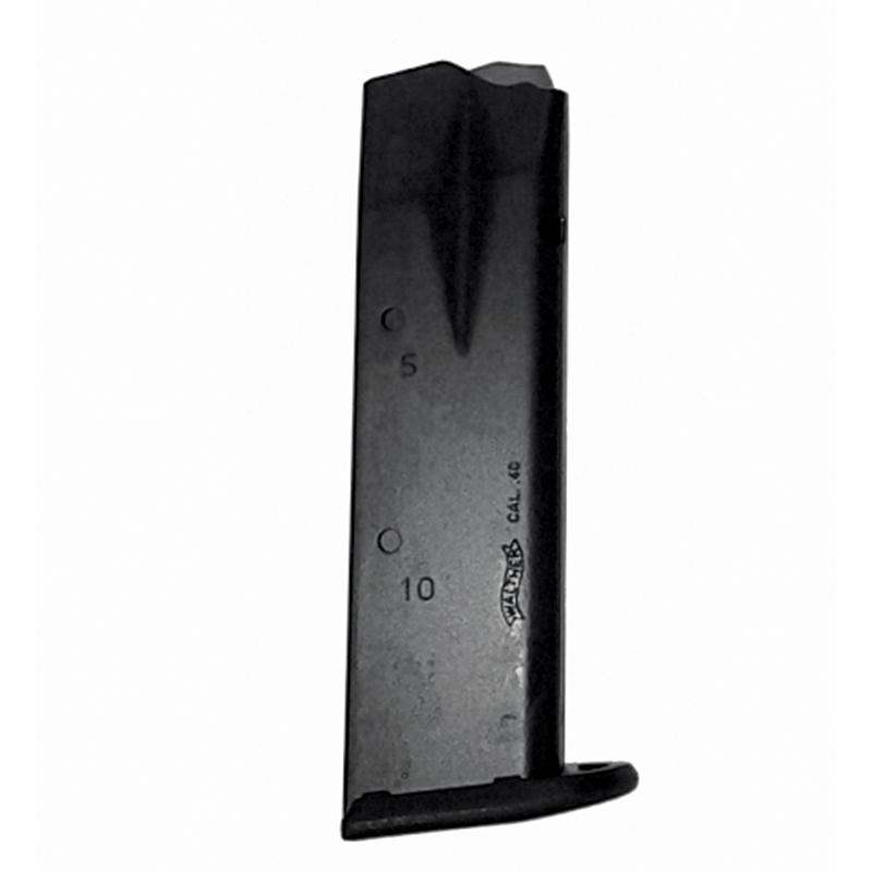 Black Walther .40 caliber handgun magazine