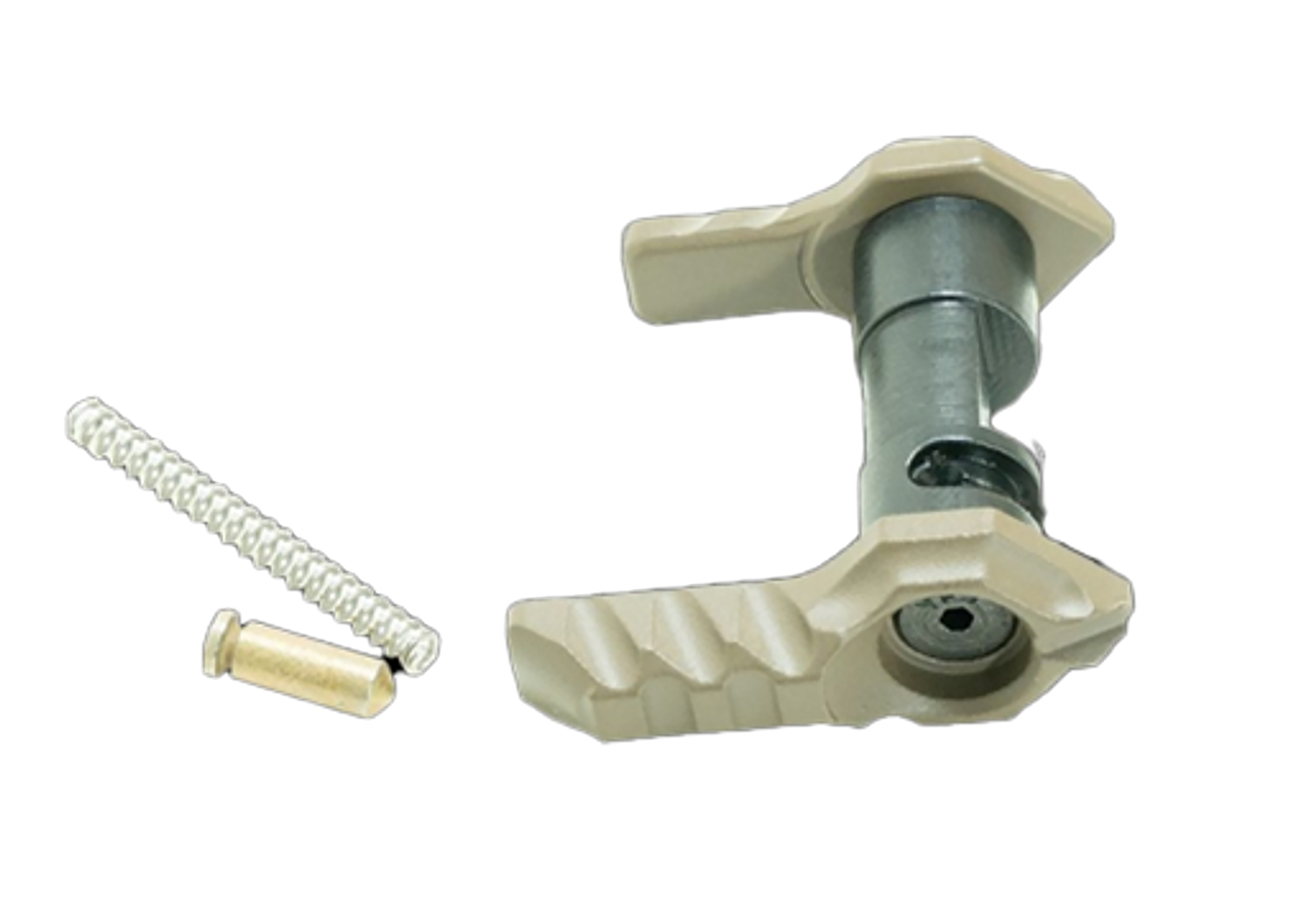 Metal cam lock fastener with screw and anchor