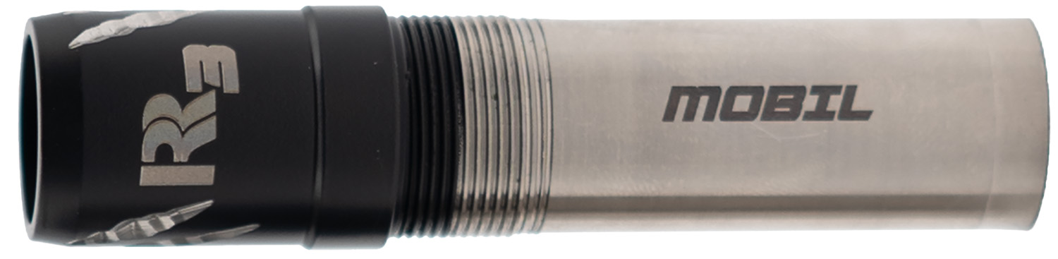 Metal industrial tool component labeled IR3 and MOBIL