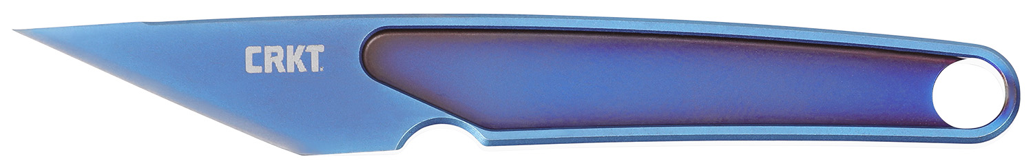 Blue CRKT minimalist fixed blade knife