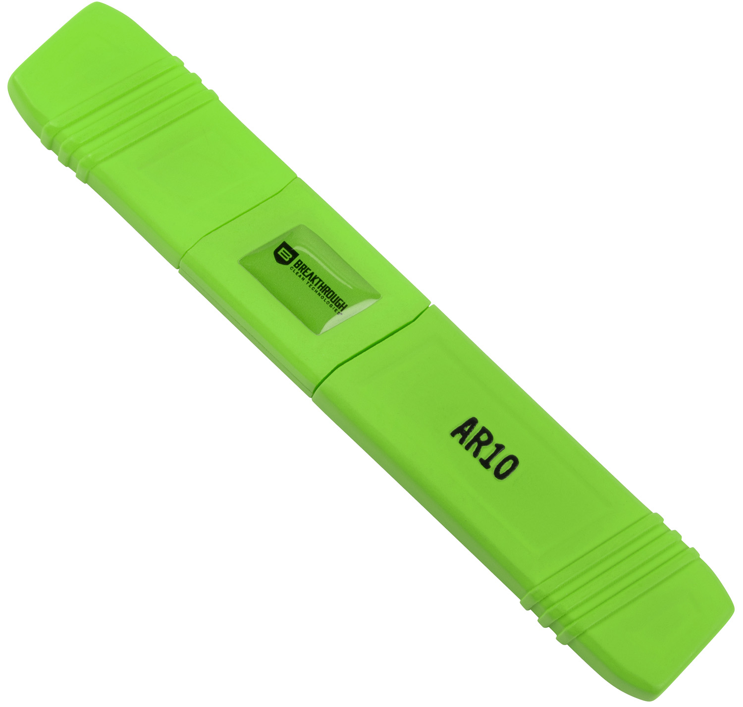Bright green AR10 cleaning rod container