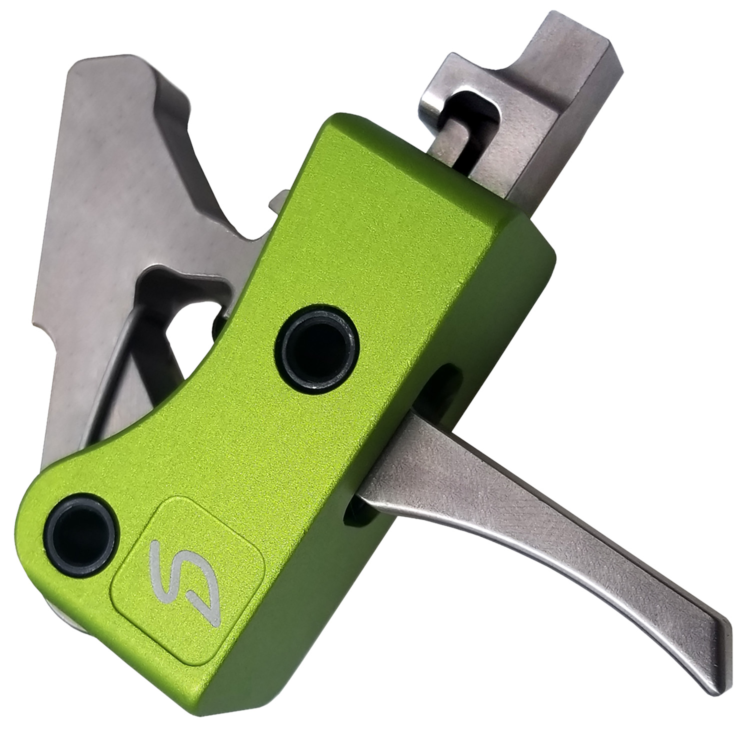 Green metal trigger mechanism component