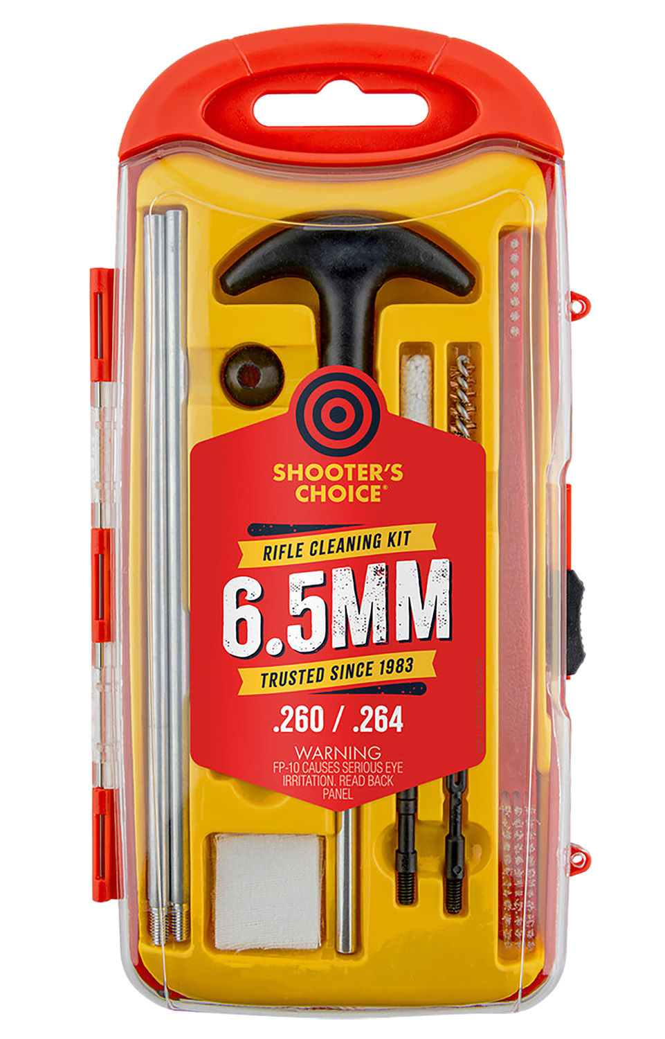 6.5mm rifle cleaning kit in plastic case