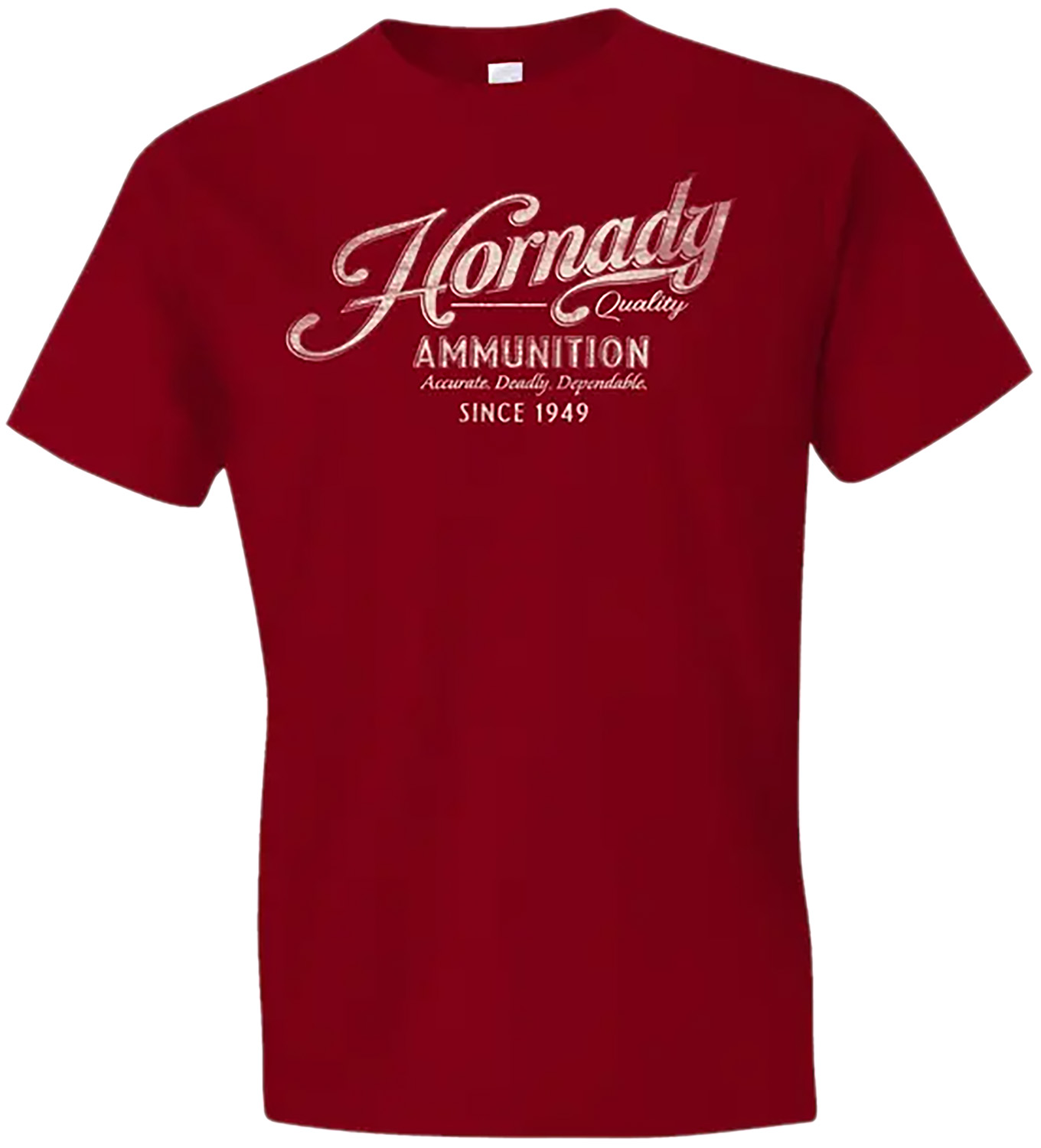 Red Hornady Ammunition logo T-shirt