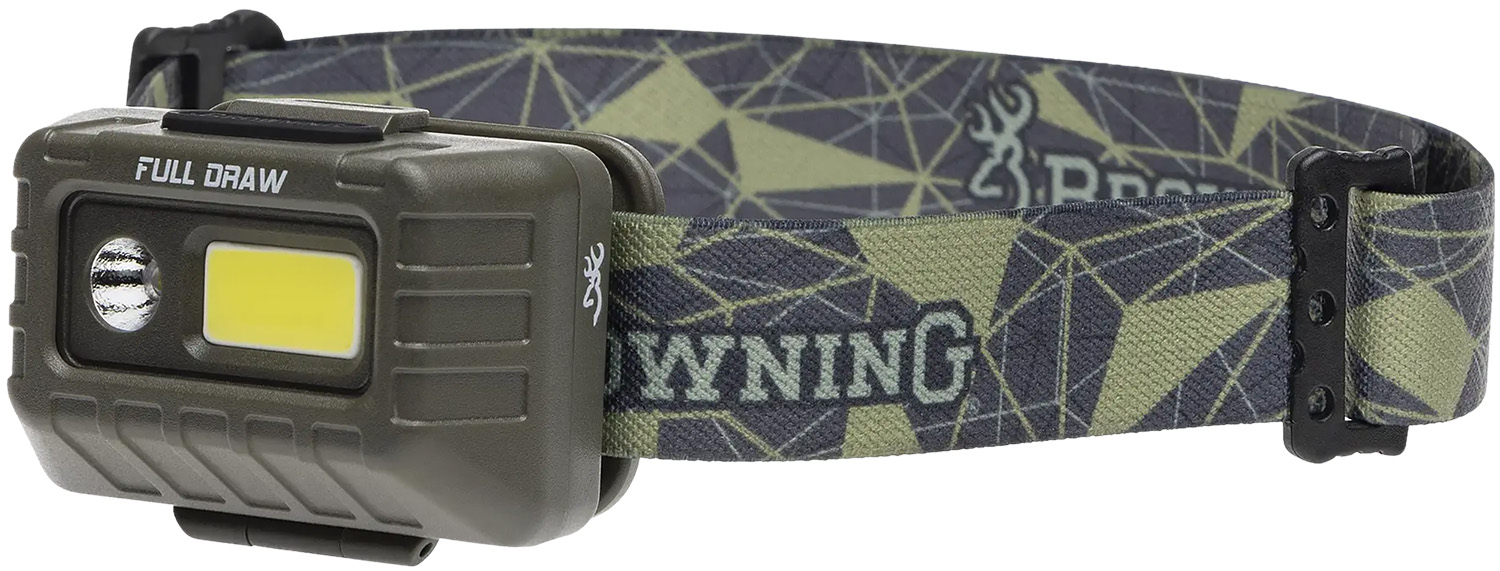 Browning Full Draw LED headlamp with camo strap
