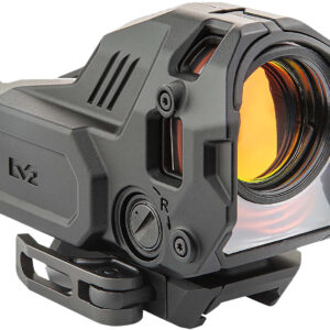 Compact tactical red dot sight optic with mount